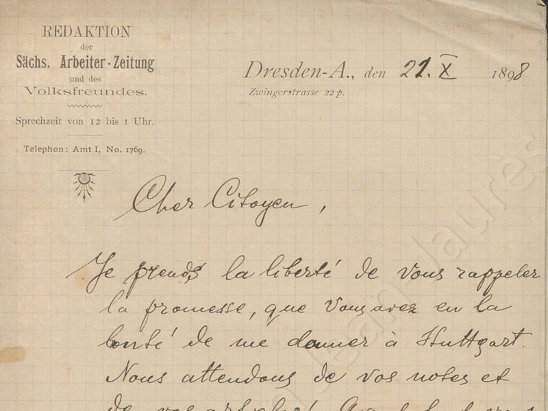 Rosa Luxemburg : lettres inédites