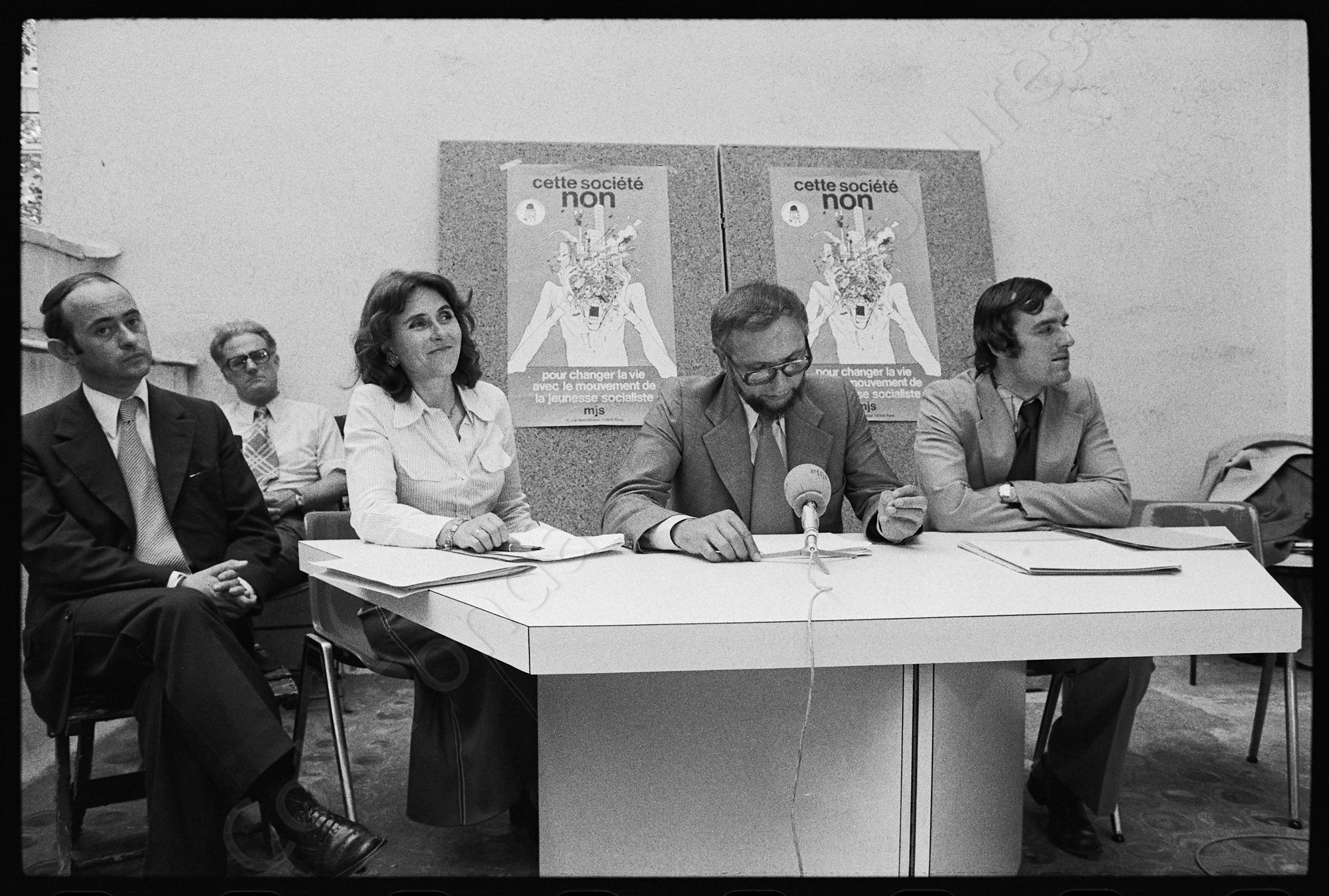 Rencontre du Mouvement des Jeunes Socialistes, juin 1976