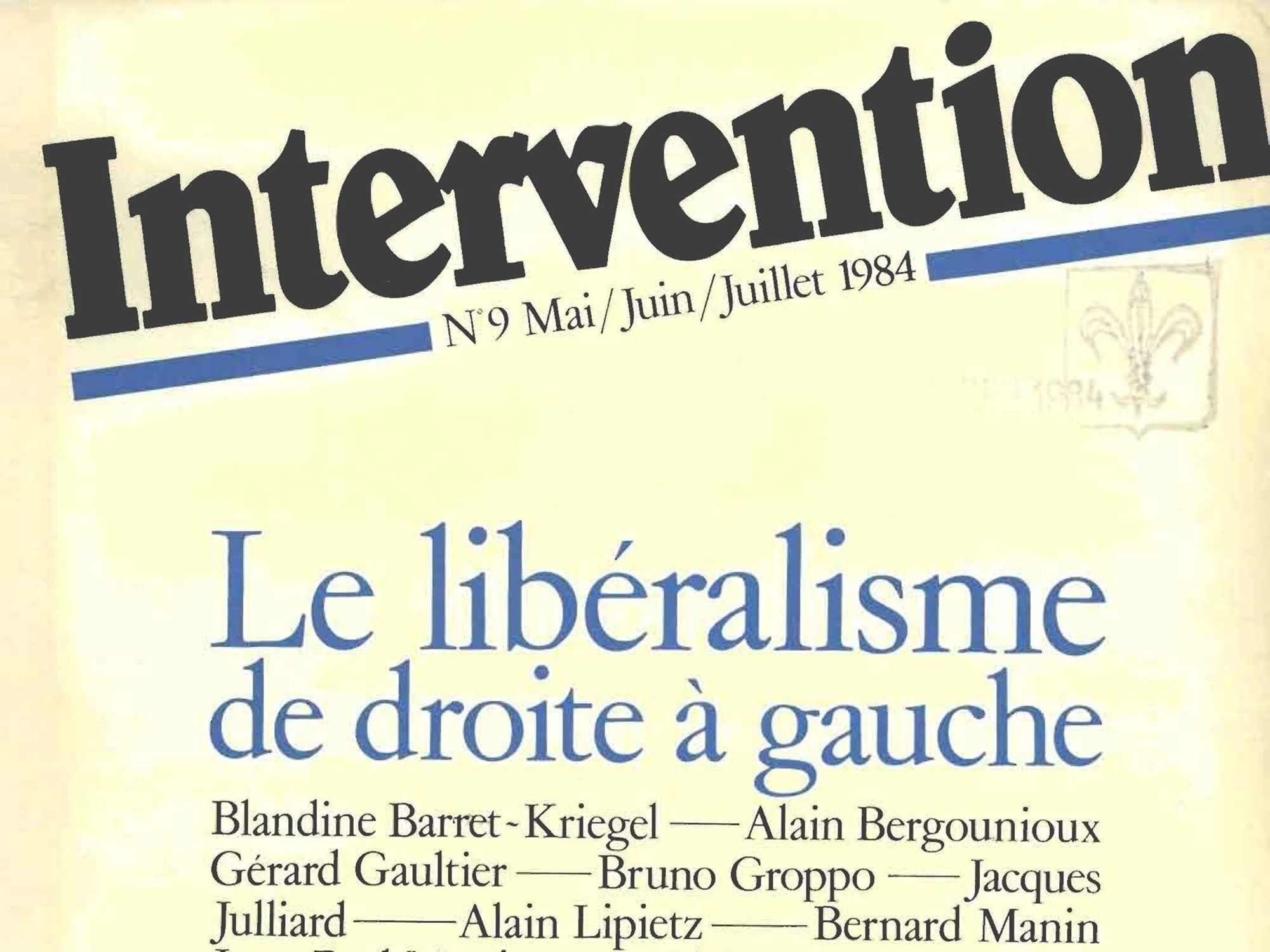Intervention (1982-1986)