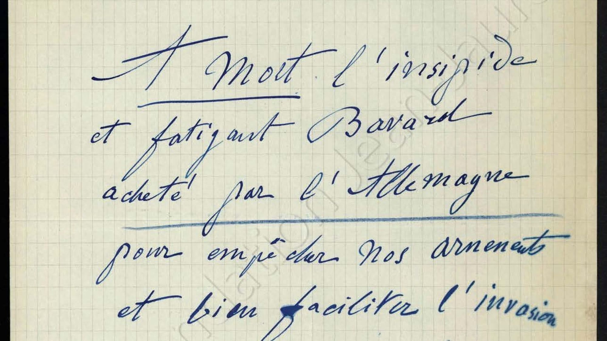 1913, les injures reçues par Jean Jaurès