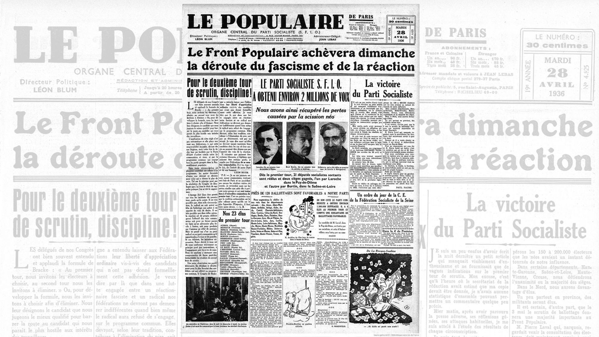 La victoire du Front Populaire