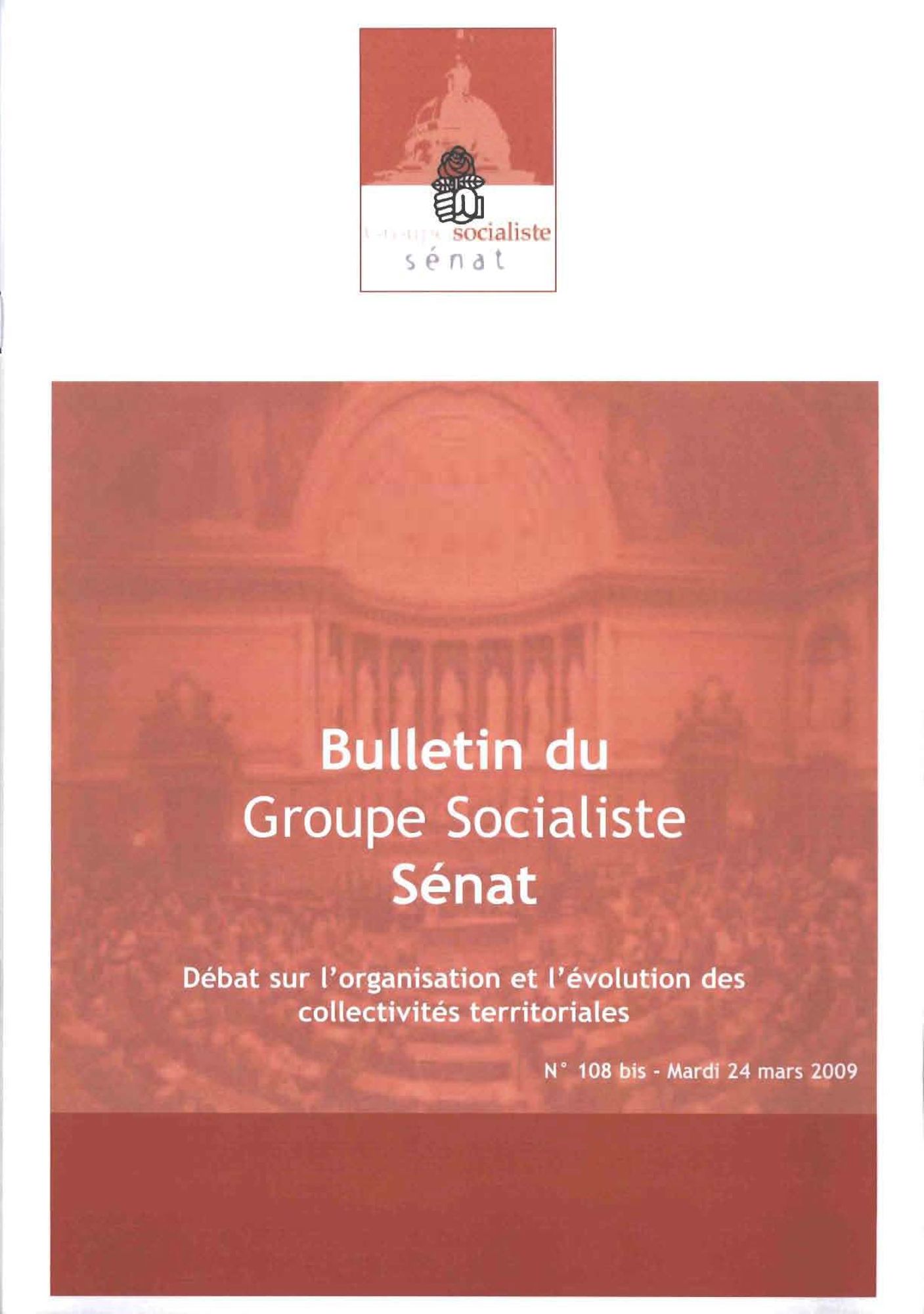 Les publications du groupe socialistes du Sénat